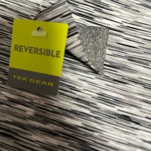 Tek Gear, mid rise reversible capri leggings